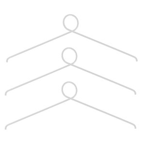 Nordic Function Loop It Bjle - 3 stk - Hvid