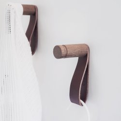 Nordic Function More Hook Knage - 2 stk - Rget Eg/Brun