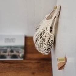 Nordic Function ShineUp Knager - 2 stk - Natur/Messing 