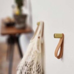 Nordic Function ShineUp Knager - 2 stk - Natur/Messing 