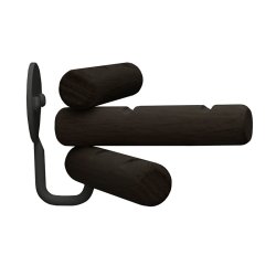 Nordic Function 3Hooks - 3-i-1 Knage - Sort Eg/Sort