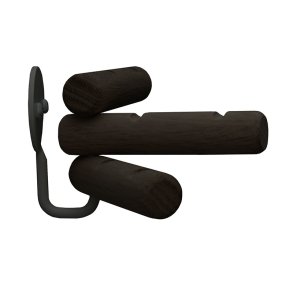 Nordic Function 3Hooks - 3-i-1 Knage - Sort Eg/Sort