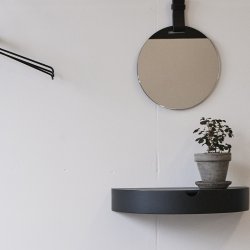 Nordic Function Hide Away Hylde - Sort Eg/Gr