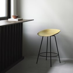 Normann Copenhagen Mat Barstol 65 cm Sort/Hamp