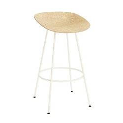 Normann Copenhagen Mat Barstol 75 cm Creme/Hamp