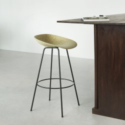 Normann Copenhagen Mat Barstol 75 cm Sort/legrs