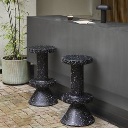 Normann Copenhagen Bit Barstol 75 cm Sort