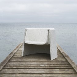 Normann Copenhagen Bit Lounge Stol Hvid