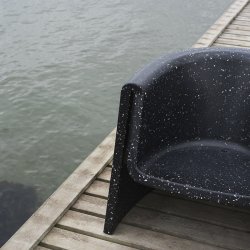 Normann Copenhagen Bit Lounge Stol Sort