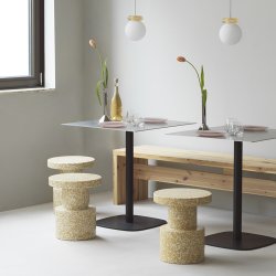 Normann Copenhagen Bit Skammel Mustard