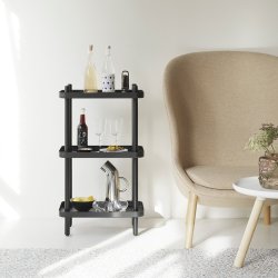 Normann Copenhagen Block Reol - Sort/Sort
