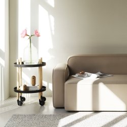 Normann Copenhagen Block Rullebord - Rund - Sort