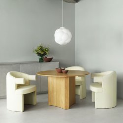 Normann Copenhagen Burra Stol - Vidar 1511 Lys gr/sand