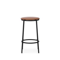 Normann Copenhagen Circa Barstol 65 cm Polstret Ultra Lder - Brandy