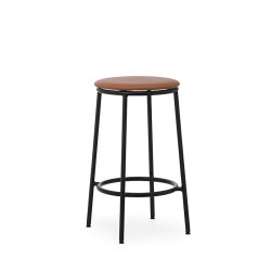 Normann Copenhagen Circa Barstol 65 cm Polstret Ultra Lder - Brandy