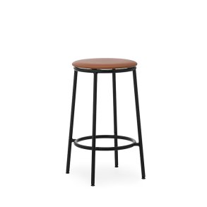 Normann Copenhagen Circa Barstol 65 cm Polstret Ultra Lder - Brandy