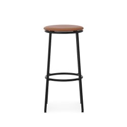 Normann Copenhagen Circa Barstol 75 cm Polstret Ultra Lder - Brandy