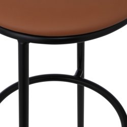 Normann Copenhagen Circa Barstol 75 cm Polstret Ultra Lder - Brandy