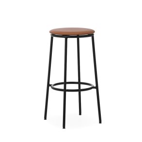 Normann Copenhagen Circa Barstol 75 cm Polstret Ultra Lder - Brandy