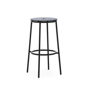 Normann Copenhagen Circa Barstol 75 cm - Sort Eg
