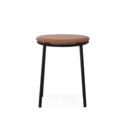 Normann Copenhagen Circa Skammel Polstret Ultra Lder - Brandy