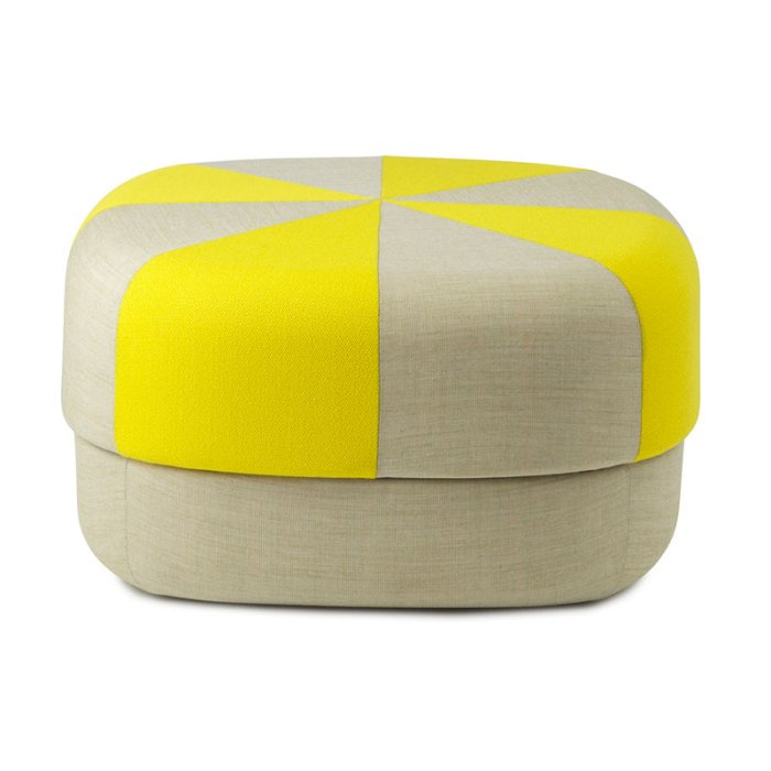 Normann Copenhagen Circus Puf Duo Stor - Gul