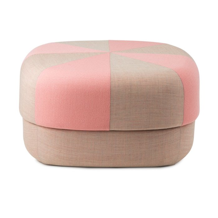 Normann Copenhagen Circus Puf Duo Stor - Rose