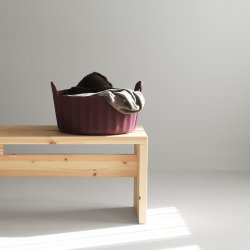 Normann Copenhagen Colu Kurv Burgundy