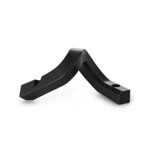 Normann Copenhagen Crooked Lysestage Two Bronzeret Messing