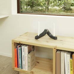 Normann Copenhagen Crooked Lysestage Two Gr