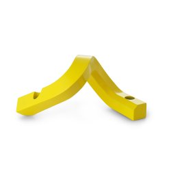 Normann Copenhagen Crooked Lysestage Two Gul