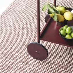 Normann Copenhagen Flick Tppe Off-White/Burgundy 200x300 cm