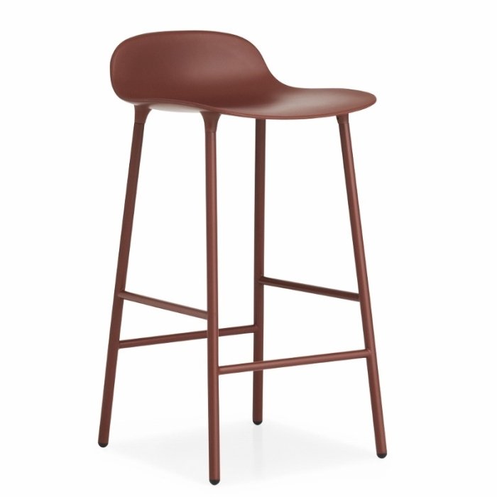 Normann Copenhagen Form Barstol 65 cm. - Stl - Rd