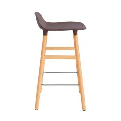 Normann Copenhagen Form Barstol 65 cm - Egetr - Brun