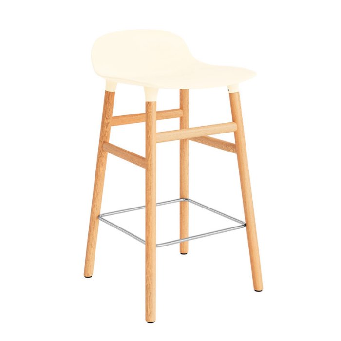 Normann Copenhagen Form Barstol 65 cm - Egetr - Cream