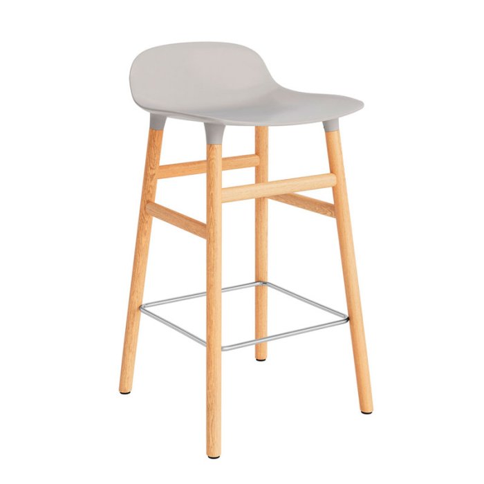 Normann Copenhagen Form Barstol 65 cm - Egetr - Warm Grey