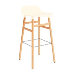 Normann Copenhagen Form Barstol 75 cm - Egetr - Cream