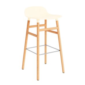 Normann Copenhagen Form Barstol 75 cm - Egetr - Cream