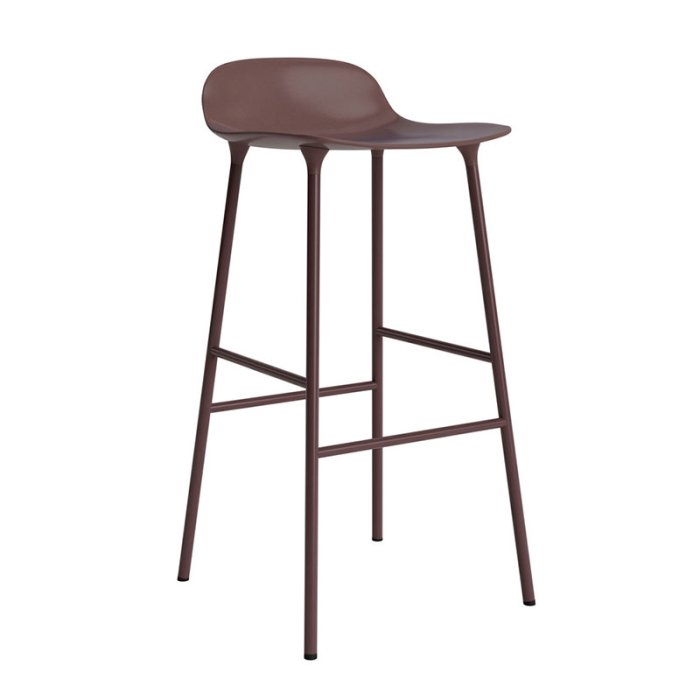 Normann Copenhagen Form Barstol 75 cm - Stl - Brun