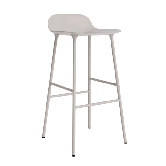 Normann Copenhagen Form Barstol 75 cm - Stl - Warm Grey 