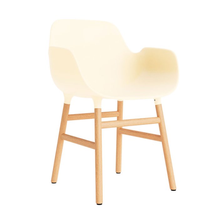 Normann Copenhagen Form Armchair Stol - Egetr - Cream