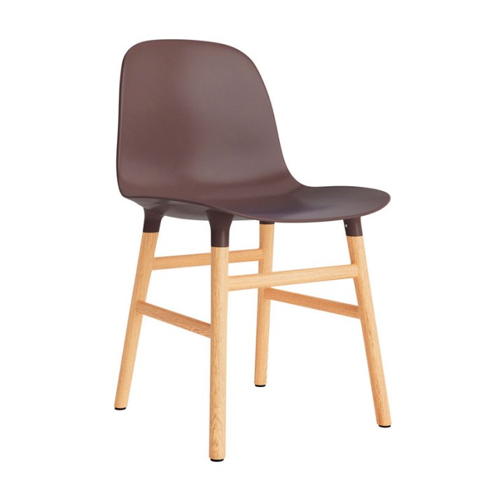 Normann Copenhagen Stol Form Chair - Egetr - Brun