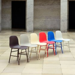 Normann Copenhagen Stol Form Chair - Stl - Brun
