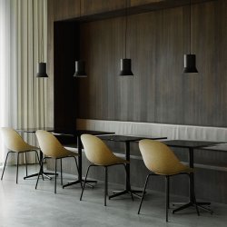 Normann Copenhagen Hat Pendel Lampe Medium - Sort