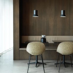 Normann Copenhagen Hat Pendel Lampe Medium - Sort