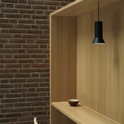 Normann Copenhagen Hat Pendel Lampe Small - Sort