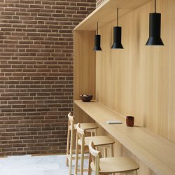 Normann Copenhagen Hat Pendel Lampe Small - Sort