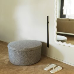 Normann Copenhagen Hide Opbevaringspuf Large - Gr