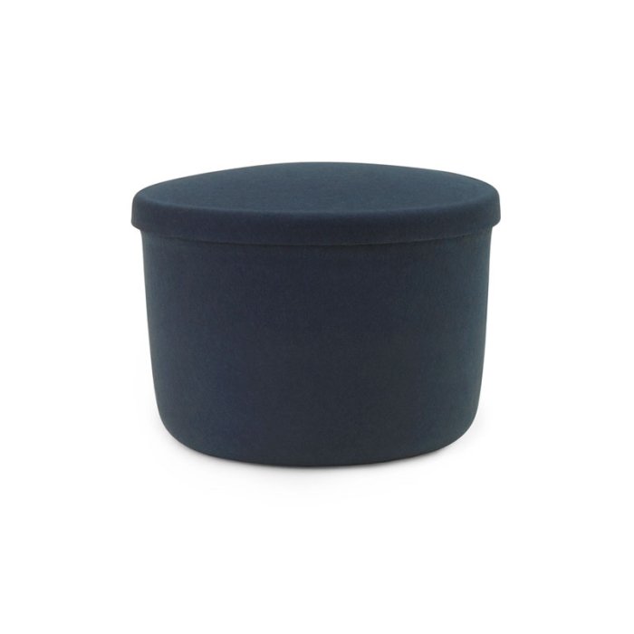 Normann Copenhagen Hide Opbevaringspuf Small - Stl Bl