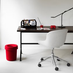 Normann Copenhagen Hide Papirkurv Pang R�d